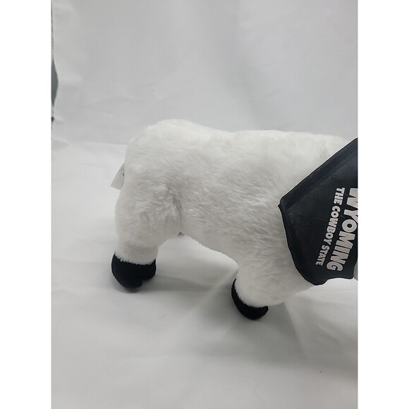 BILLY Plush White Billy Mountain Goat Stuffed Animal Toy 11" WYOMING THE COWBOY - Picture 4 of 16